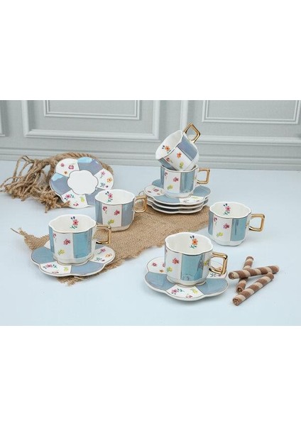 Royking Lissome 6'lı Kahve Fincan Takımı Gnm 001 fiyatları