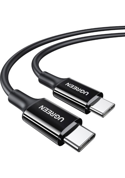 USB-C 100W 5A QC PD Hızlı Şarj Kablosu, 1 Metre, Siyah, 80371 modelleri