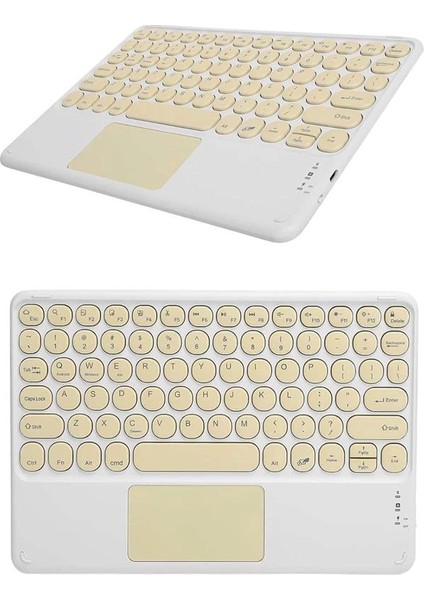 Bluetooth Touchpad Klavye Ultra Ince Taşınabilir Q Klavye fırsatları