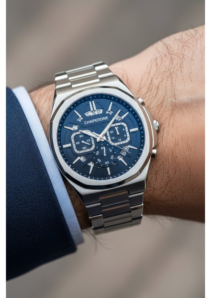 Gümüş Çelik Kordon Erkek Kol Saati LC002227