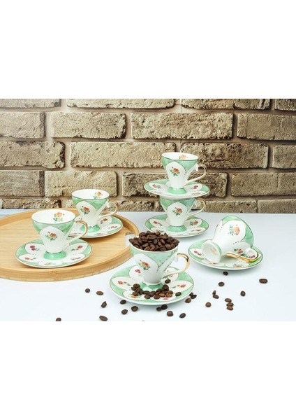 Royking Aelia 6'lı Kahve Fincan Takımı Gnm 003 modelleri