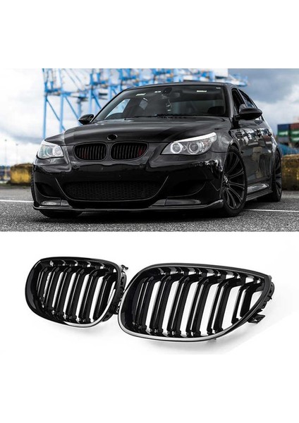 Bmw E60 M5 Ön Panjur Izgara Piano Black 2004-2009 modelleri