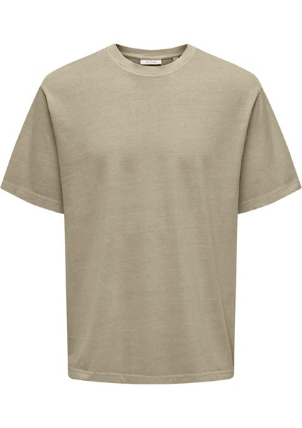 Onsdıstress Rlx Ss Tee Erkek Beyaz T-Shirt - OS22030505