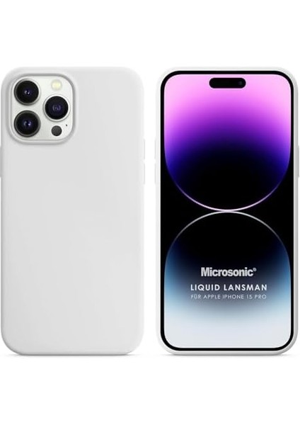 Kılıf 15 Pro Için Lansman Silikon Beyaz [ 15 Pro ile Uyumlu Kılıf - Beyaz] modelleri