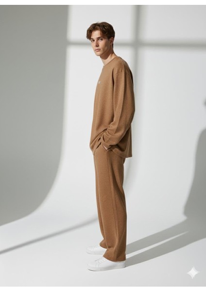 Unisex Bisiklet Yaka Baskılı Cepli Uzun Kol 2'li Takım fiyatları