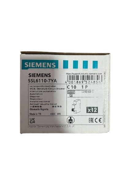 Sıemens 5sl Classic Anahtarlı Otomatik Sigorta C-10 1p fiyatları