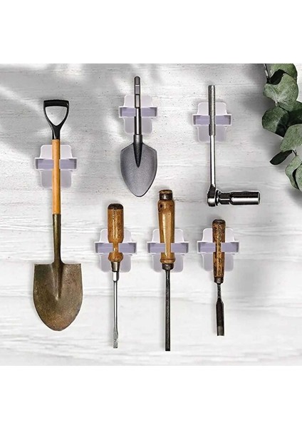 4 Adet Yapışkanlı Pratik Mop Temizlik Fırçası Temizlik Sopası Tutucu Süpürge Sopa Askısı modelleri