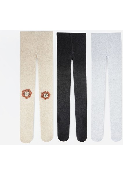 Yeni Sezon Desenli Erkek Bebek Külotlu Çorap 3'lü