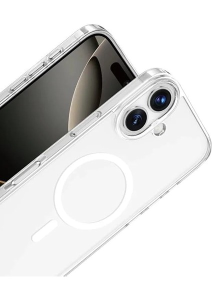 Ggm Aksesuar 17 Için Magsafe ile Uyumlu Sararmaz Sert Pc Polikarbon Şeffaf Telefon Kılıfı | Sararmaya Karşı Dayanıklı Clear, Güçlü Mıknatıslı Magsafe Desteği, Ultra Ince ve Şık Tasarım