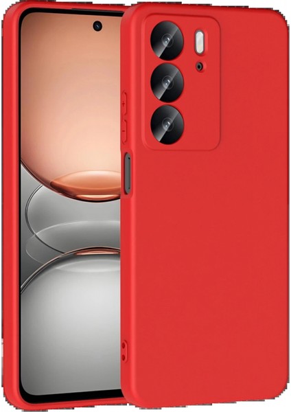 Realme C75 4g First Silikon - Kırmızı
