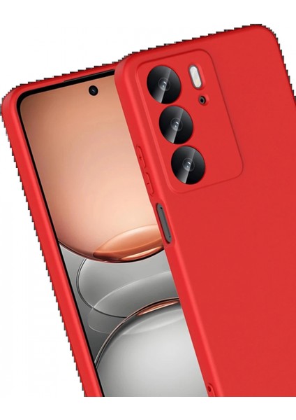 Realme C75 4g First Silikon - Kırmızı modelleri