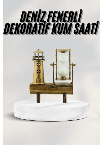 Hediyelik Kum Saati Retro Dekoratif Deniz Feneri Kum Saati fiyatları