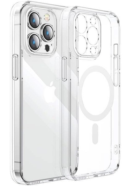 JR-14D6 Manyetik Koruyucu Kılıf, Ip 14 Pro 6,1 Inç (15,5 Cm), Şeffaf