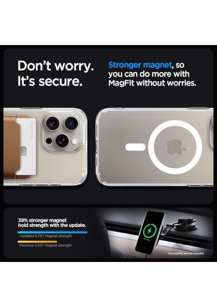 15 Pro Max ile Uyumlu Kılıf Ultra Hybrid Magfit Magsafe Özellikli - ACS06576 modelleri
