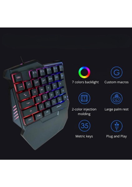 • G7 35 Tuşlu Rgb Mekanik Oyun Tuş Takımı