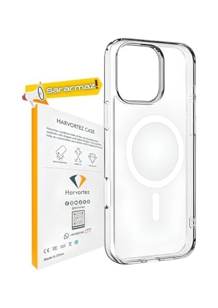 15, Magsafe ile Uyumlu Güçlü Manyetik Kılıf, Sararmaz Sert Pc Çevre Dostu Kapak, Ahize/hoparlör Filtreli, Gerçek Buton Hissi, Kamera Yükseltili, Ince Kapak, (Şeffaf) modelleri