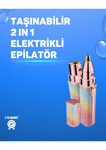 Kaş ve Yüz Epilation Aleti – Kolay Kullanımlı, Portatif Shaver USB Şarjlı