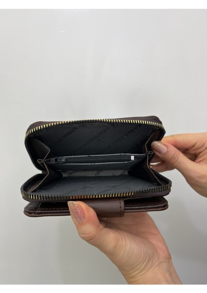 Acı Kahverengi Gold Detaylı Deri Kadın Cüzdan fırsatları