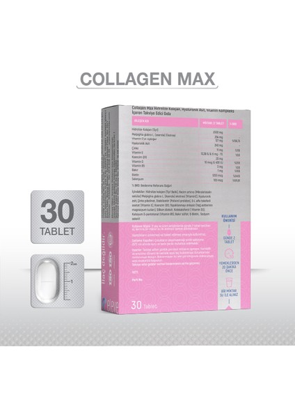 Collagen Max 30 Tablet fiyatları