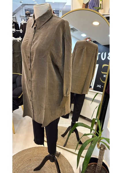 Terra Kadın Gömlek 7178 Vizon