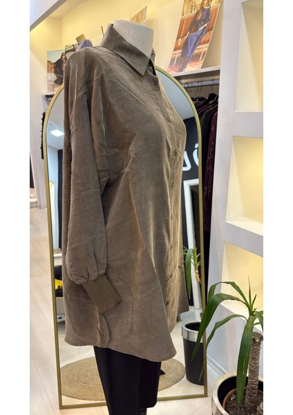 Terra Kadın Gömlek 7178 Vizon modelleri