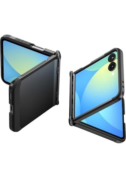 Galaxy Z Flip 7 ile Uyumlu Ekstra Dayanıklı Kılıf Slim Armor Pro Hava Kanalı Teknolojisi Askeri Sınıf Koruma Magfit Özellikli Çift Katman Kapak - ACS09558 fiyatları