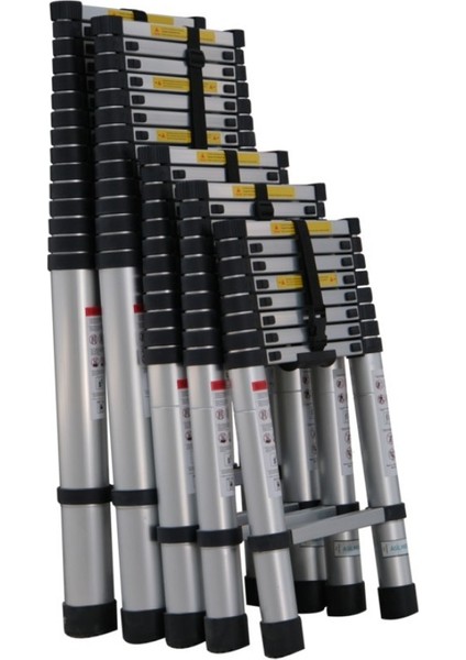 TEK TARAFLI TELESKOPİK MERDİVEN 5.8 M - 15 BASAMAK