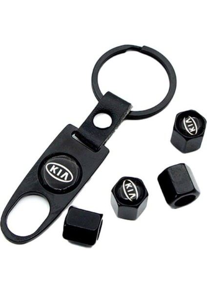 Kia Metal Sibop Kapağı Anahtarlık Seti