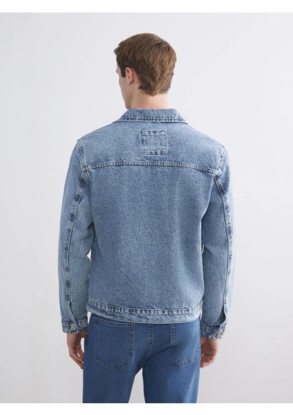 Lcw Jeans Indigo Rahat Kalıp Erkek Jean Ceket fırsatları