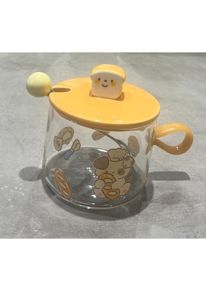 Cam Kaşıklı, Kapaklı Kupa