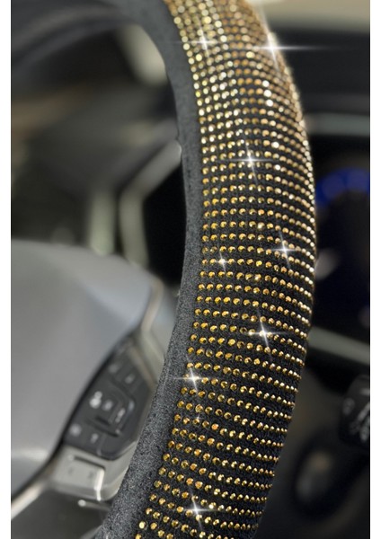 Paris Serisi Full Taşlı Tüm Araçlara Uyumlu Daimond Taşlı Geçmeli Direksiyon Kılıfı Kolay Kullanım fiyatları