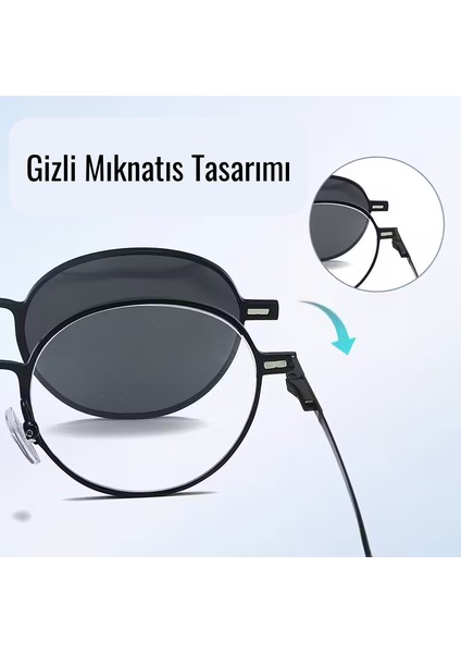 3ü 1 Arada Klipsli ( Güneş Gözlüğü -Mavi Işık Koruma - Gece Görüş ) Gözlük Set indirimleri