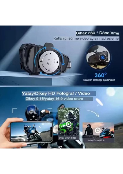 Q28 Kameralı Motosiklet Kask Kulaklığı fiyatları