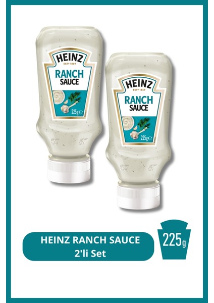 Heınz Ranch Sauce 225G 2'li Set