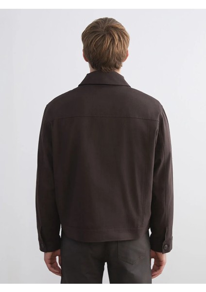 Lcw Vision Kahverengi Rahat Kalıp Uzun Kollu Erkek Gömlek Ceket fırsatları