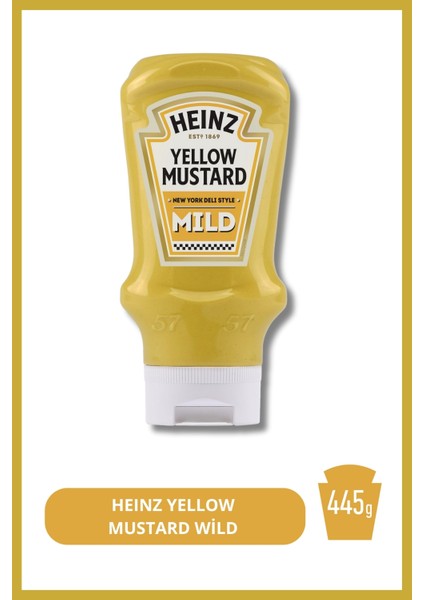 Heınz Yellow Mustard Wild 445G 4'lü Set fiyatları