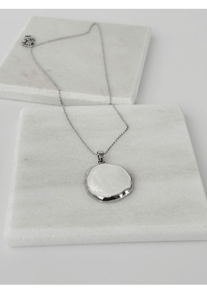 Beyaz Sedef Yansımalı Silver Renkli Set indirimleri