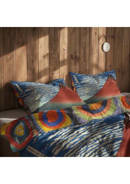 Gaifū Kaisei & Color Study, Squares With Concentric Circles Nevresim Takımı 200 cm x 220 cm fiyatları