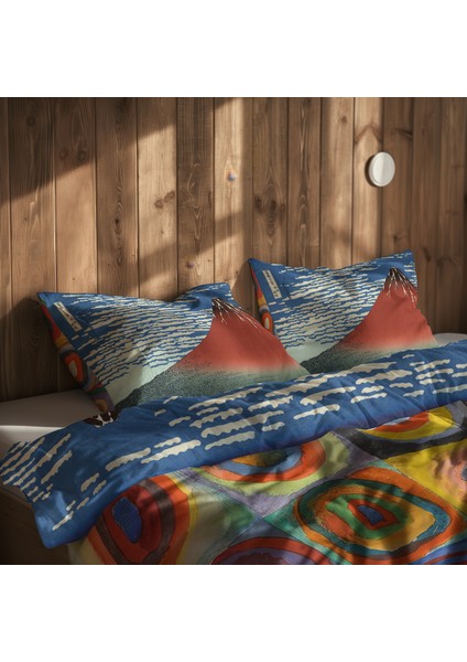 Gaifū Kaisei & Color Study, Squares With Concentric Circles Nevresim Takımı 200 cm x 220 cm modelleri