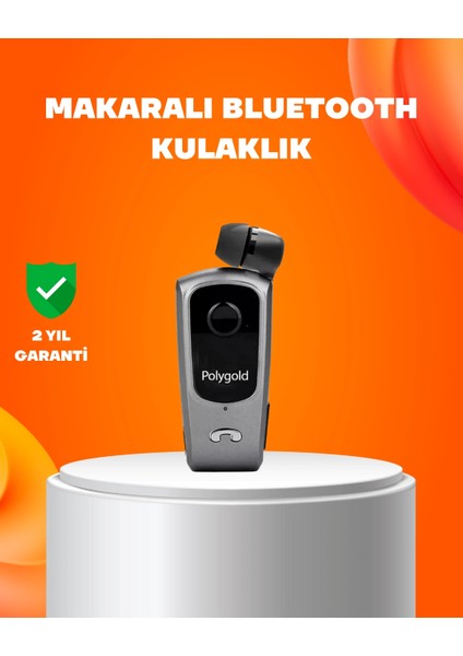 Klipsli Tasarımlı Bluetooth Kulaklık Uzun Pil Ömrü