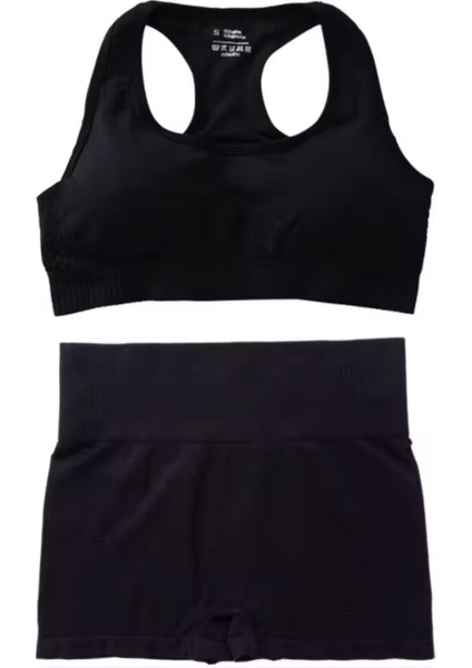 Yoga Fitness Pilates Sportpush Up Tayt 2 Li Takım