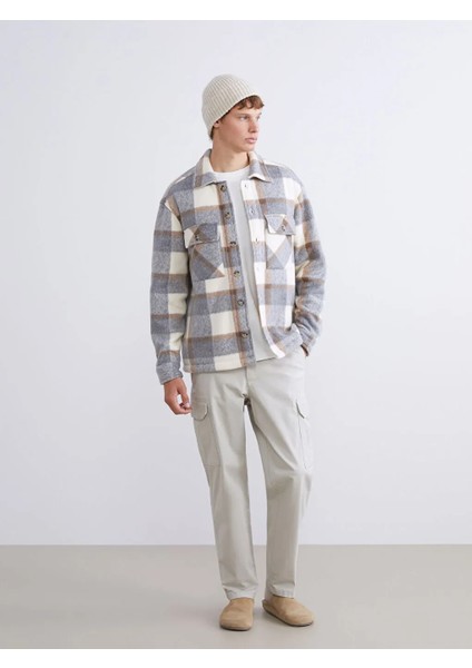 Xsıde Bej Içi Pelüş Ekose Erkek Oduncu Gömlek Ceket fiyatları