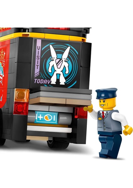 LEGO City Kırmızı Iki Katlı Gezi Otobüsü 60407 modelleri