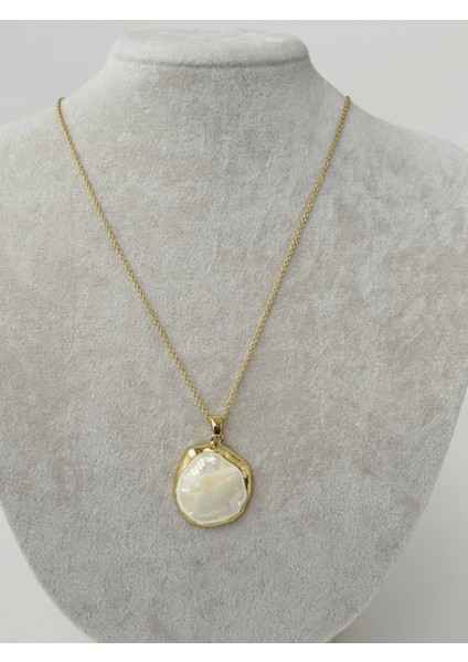 Beyaz Sedef Yansımalı Gold Renkli Set fırsatları