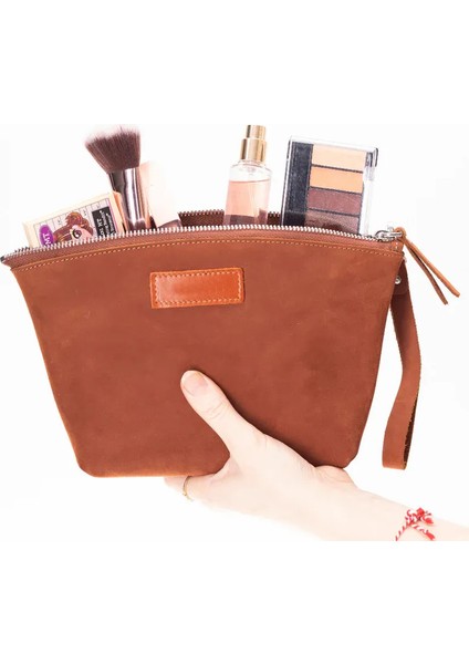 Luna Kadın Seyahat Kozmetik Bakım Makyaj Çantası Organizer Tan Rengi modelleri