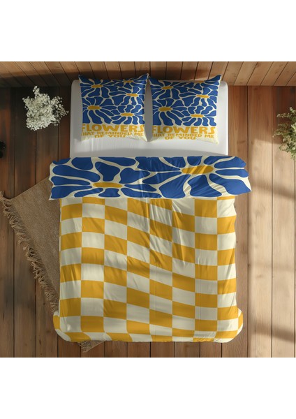 Glow Mode / Echo Bloom Çift Taraflı Nevresim Takımı 200 cm x 220 cm modelleri