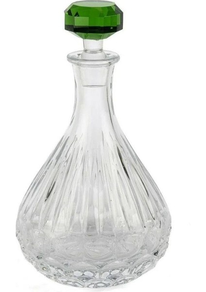 Royal-Hex Cam Yeşil Kapaklı Dek Şişe 15X26CM