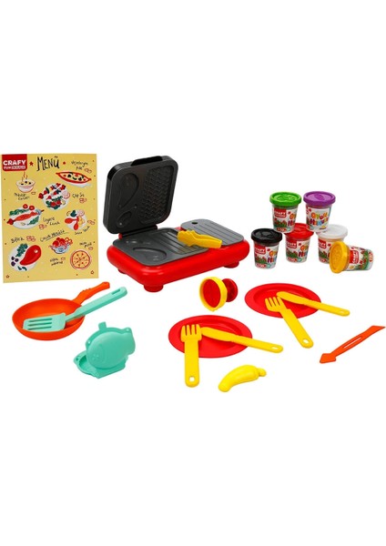 Mangal Keyfi Oyun Hamuru Seti 300 gr 22 Parça