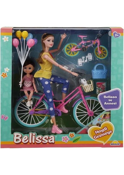 30 cm Belissa ve Annesi Haydi Gezmeye Bebek Seti fiyatları