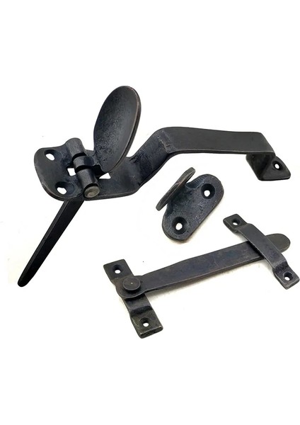 Antika Tarz Dekoratif Pirinç Şipşak Kapı Kolu - Oksit